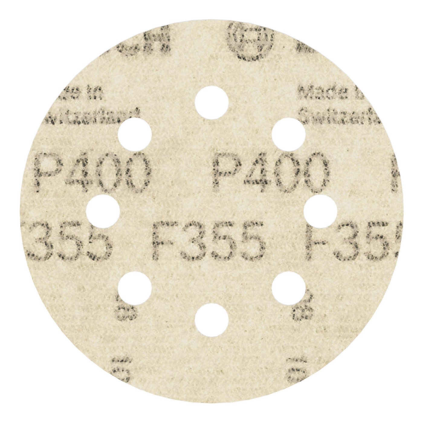 Thumbnail - BOSCH Schleifpapier Pro F355 Schleifblätter, (5 Stück), Pro F355 Schleifblatt, 8 Löcher, 115 mm, G400 - 5er-Pack