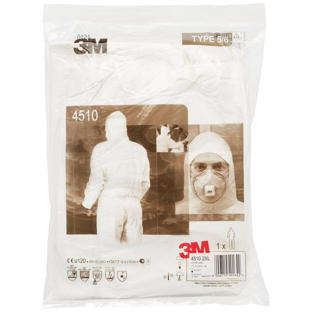 3M Einweghandschuhe Schutzanzug 4520 4520CS2XL