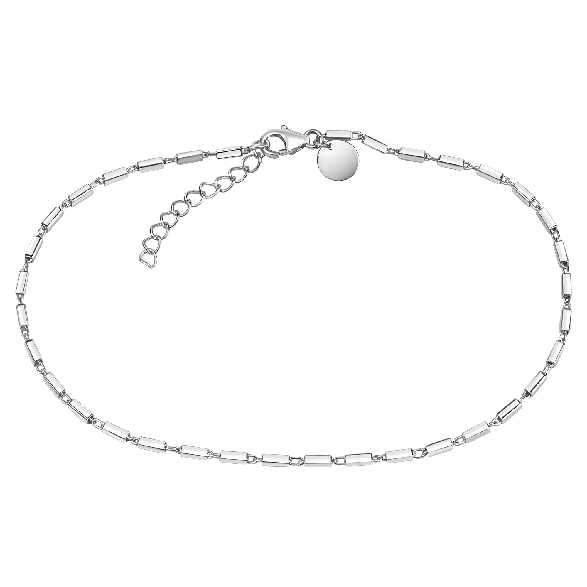 Vivance Fußkette 925/- Sterling Silber rhodiniert Stäbchen