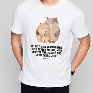 Mr. & Mrs. Panda T-Shirt Bären Liebe - Weiß - Geschenk, Geschenk Hochzeit, Freundin, Schlafshi (1-tlg)