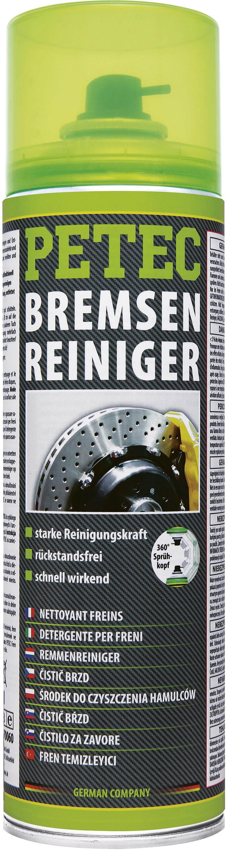 Petec Petec Bremsenreiniger Bremsenreiniger (1-St. Behälter steht unter Druck)