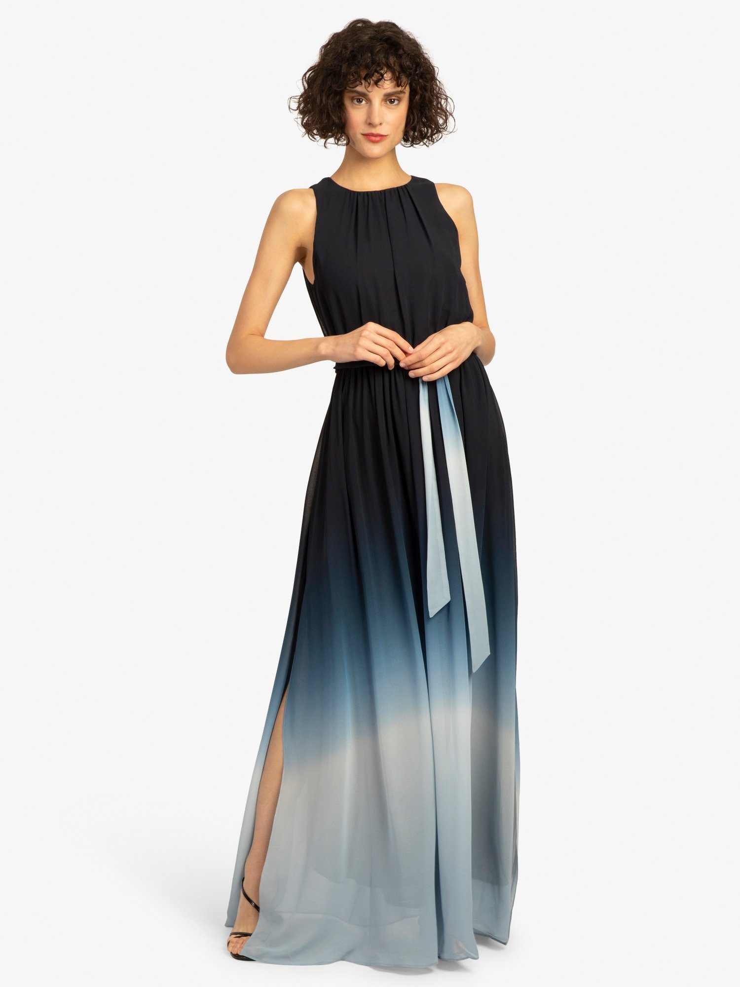 Apart Abendkleid mit Dip-Dye-Effekt, Chiffonkleid mit Farbverlauf von  nachtblau zu hellblau. online kaufen | OTTO