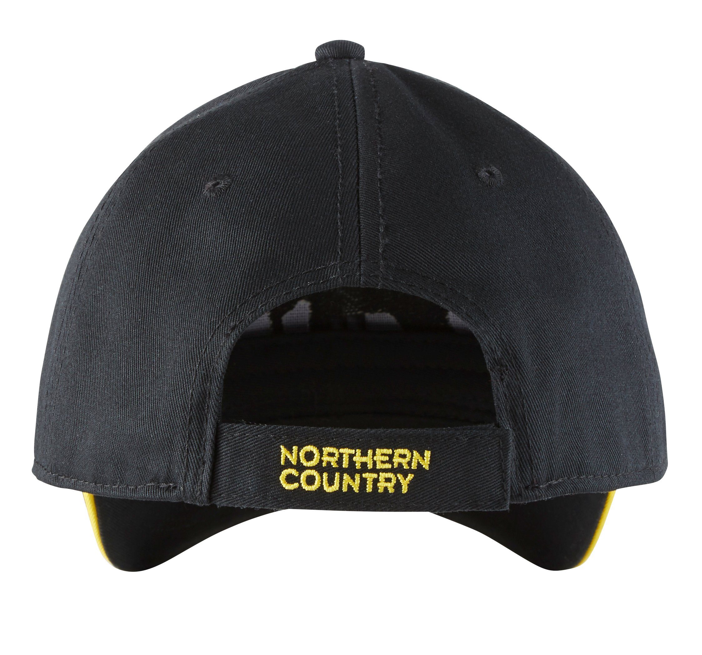 Northern Country Snapback Cap größenverstellbar, vor schützt Sonne Beauty beim Arbeiten Black