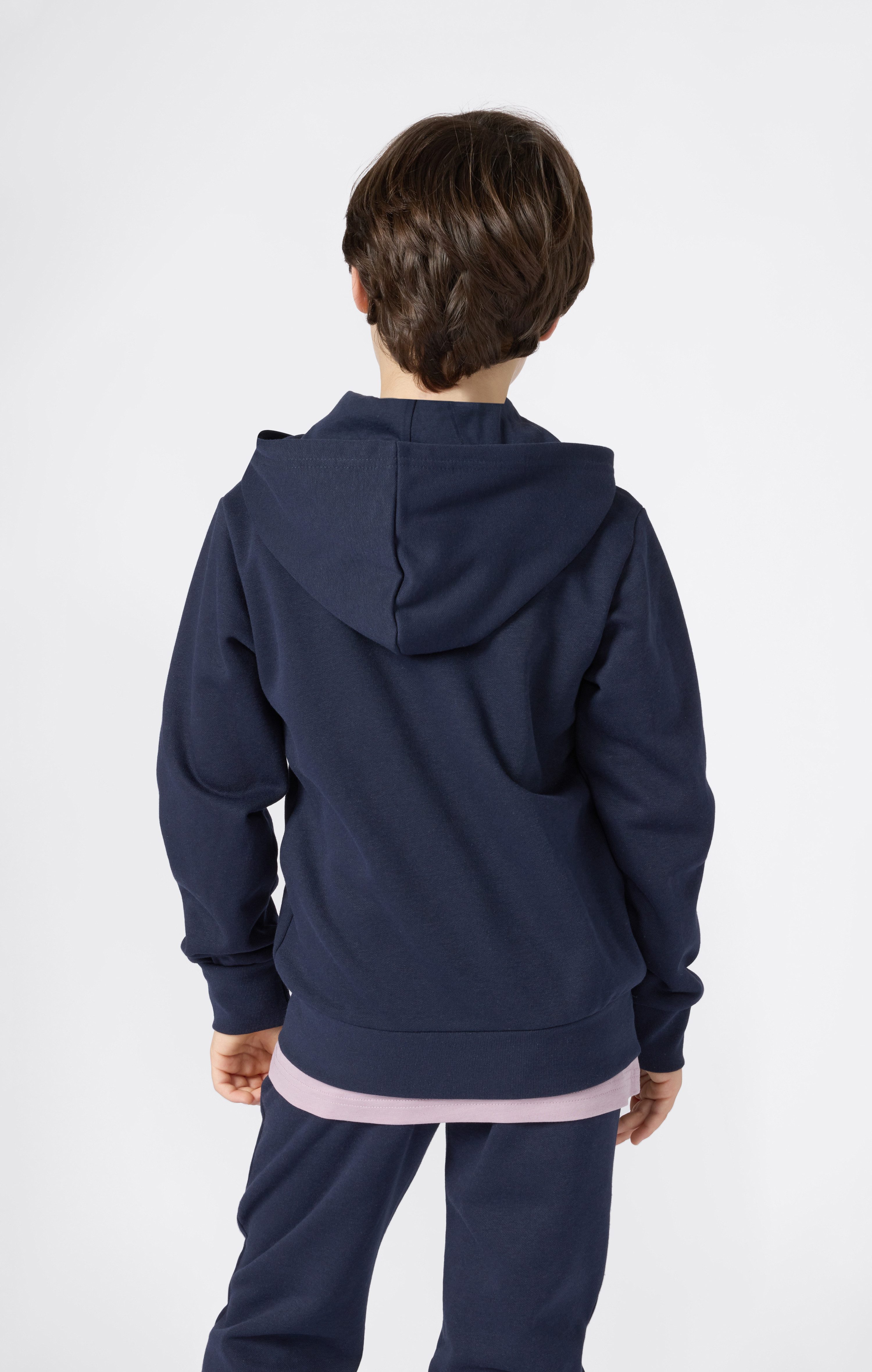 Champion Kapuzensweatjacke mit Kapuze und Kordelzug, aus Baumwolle und Polyester, für Kinder