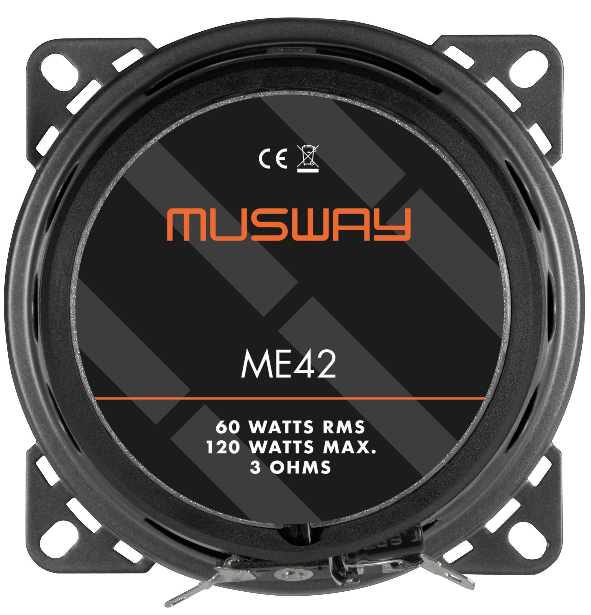 Musway Musway ME42 - 10cm Koax 10cm Lautsprecher) - ME42 Koax Auto-Lautsprecher (Musway Lautsprecher
