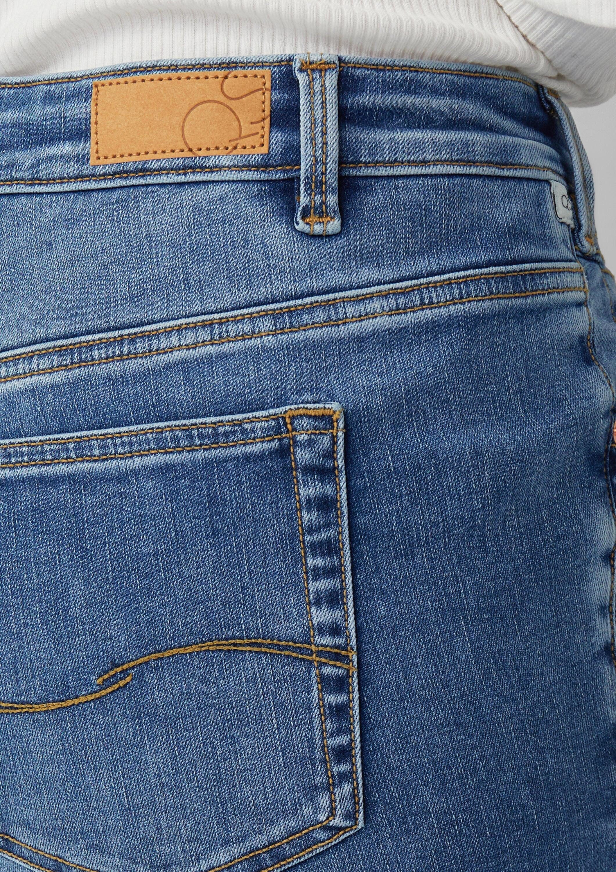 QS Bootcut-Jeans Jeans-Hose Jeans / Slim Fit / Mid Rise / Flared Leg