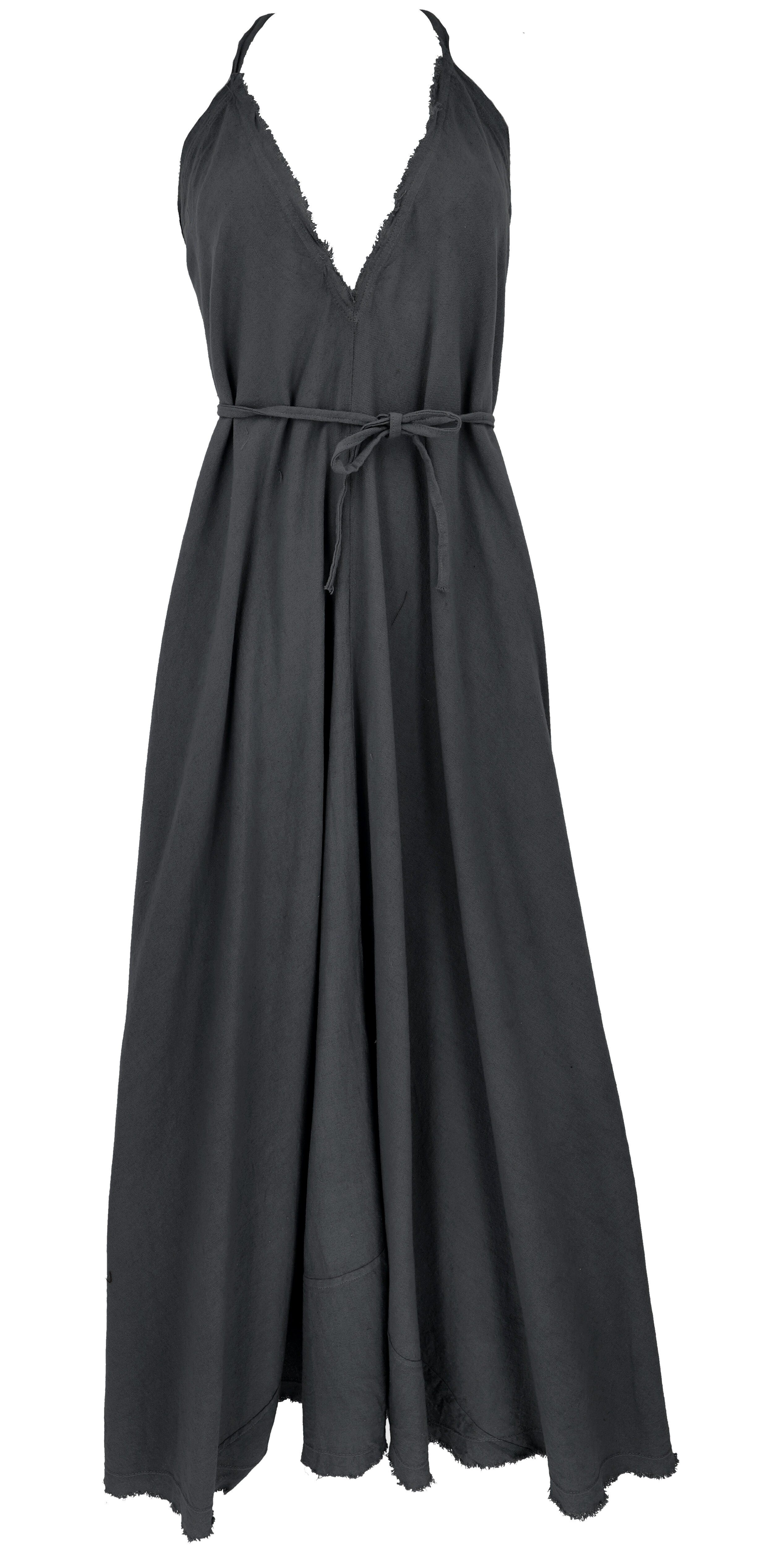 Guru-Shop Midikleid Luftiges Maxikleid, Boho Sommerkleid,.. alternative Bekleidung