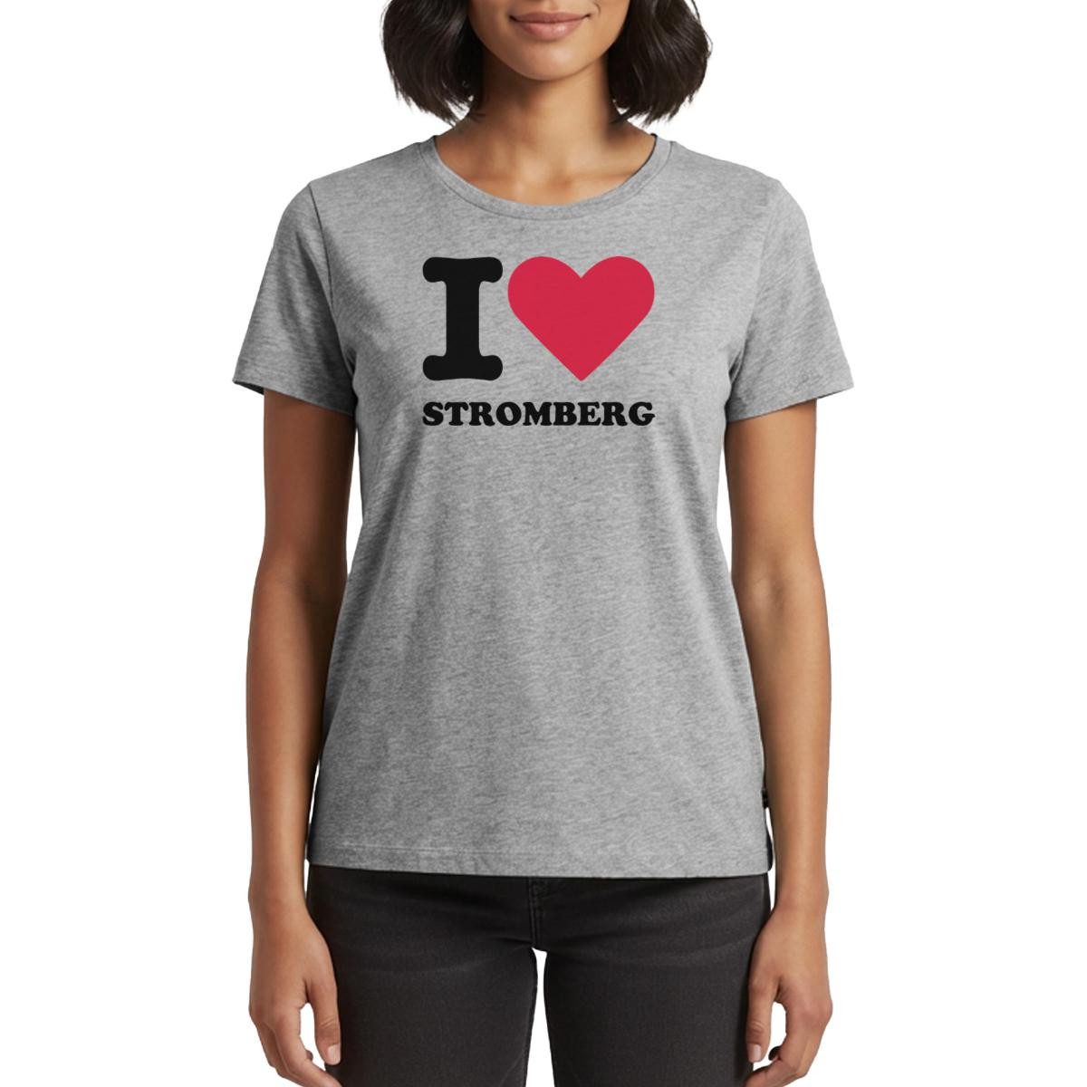 T-Shirt Stromberg Fanartikel I Love Stromberg Frauen Premium T-Shirt