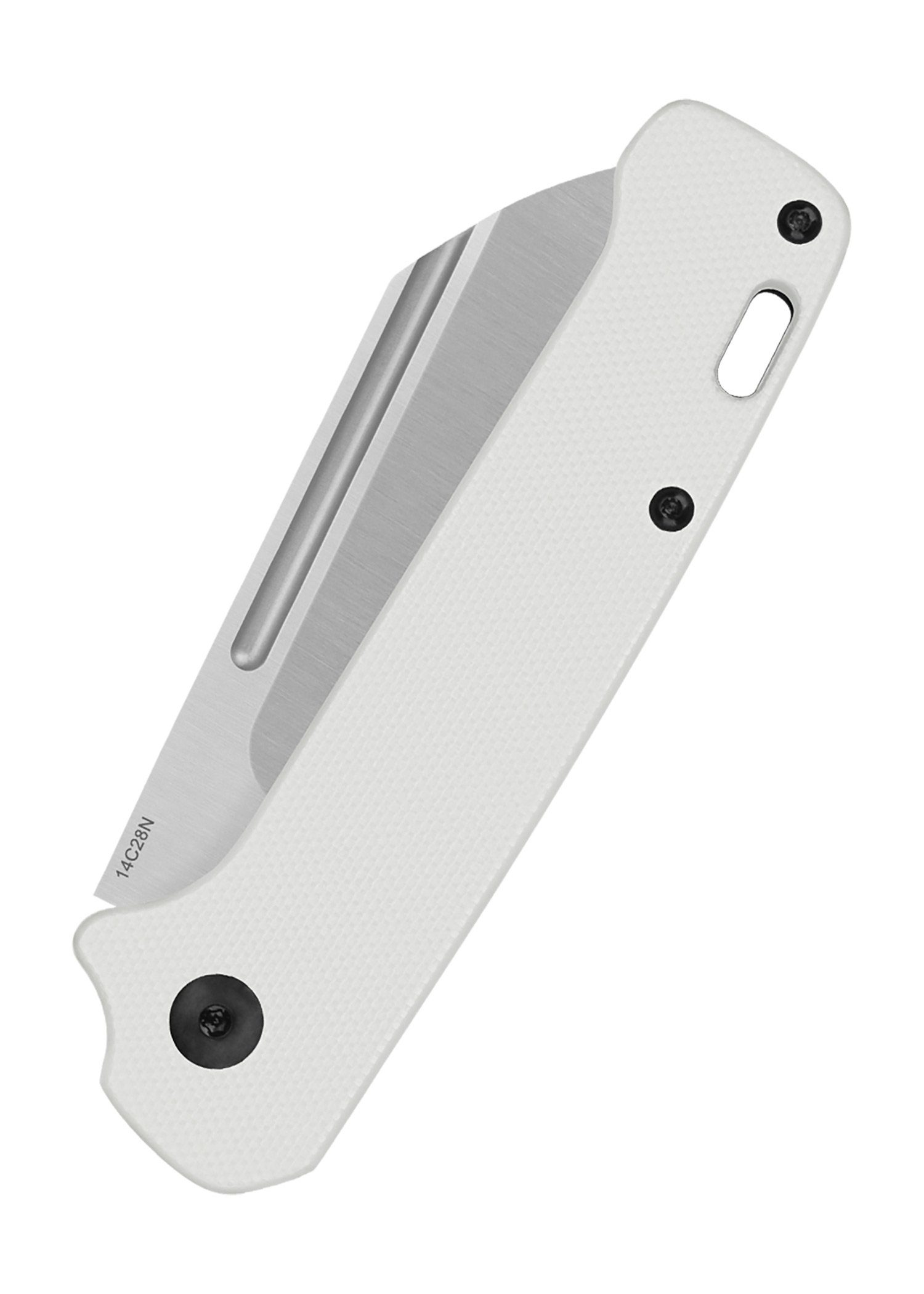 QSP mit Slip-Joint Taschenmesser weißem Penguin G10-Griff QSP