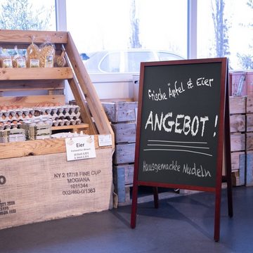 Master of Boards Standtafel Kundenstopper Kreidetafel, Erhältlich in 2 Farben & Größen, Tafel