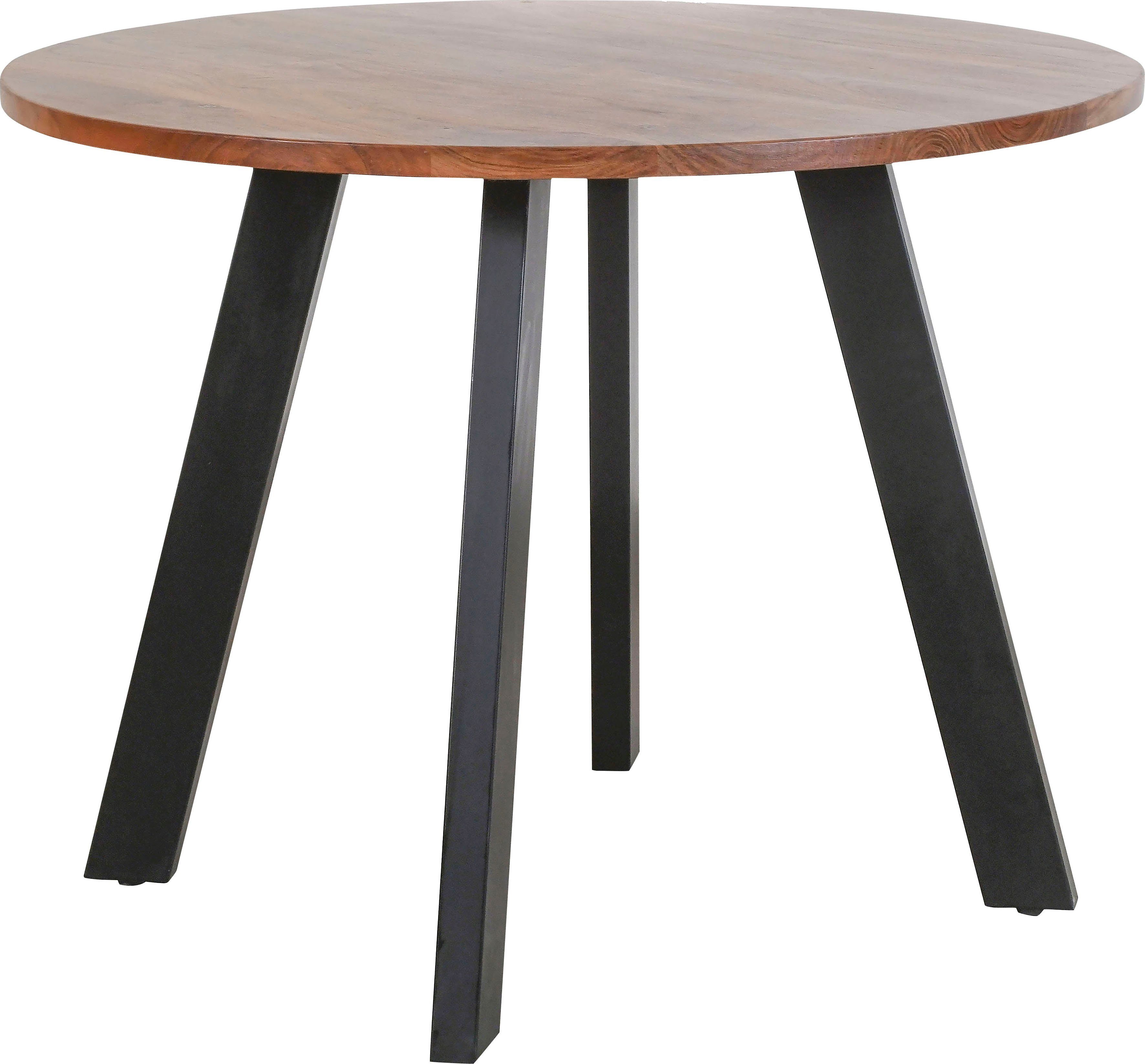 byLIVING Esstisch Tara (1-St), ausdrucksstarke Tischplatte aus Massivholz A günstig online kaufen