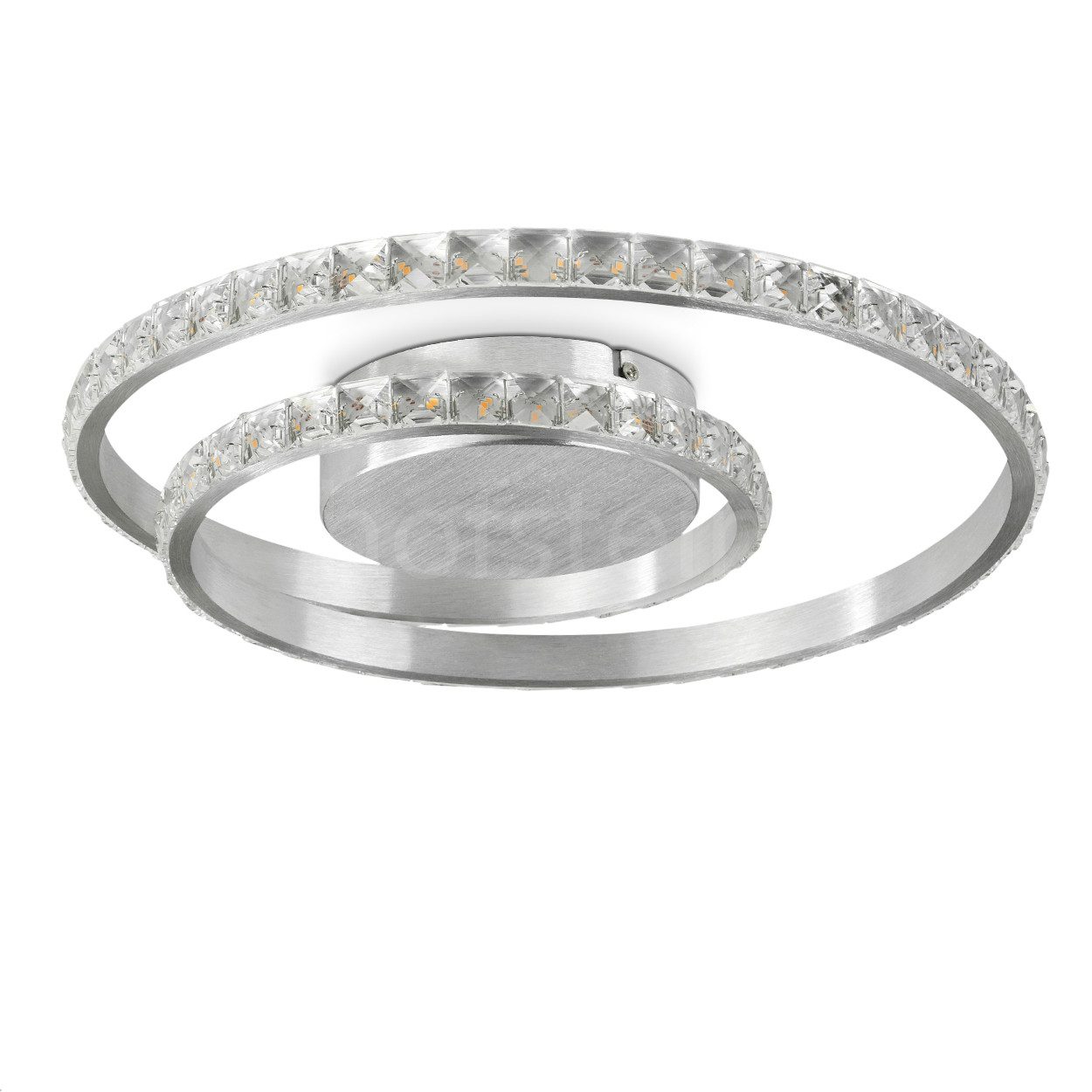 hofstein Deckenleuchte »Paladon« geschwungene Deckenlampe, Metall/Kunststof günstig online kaufen