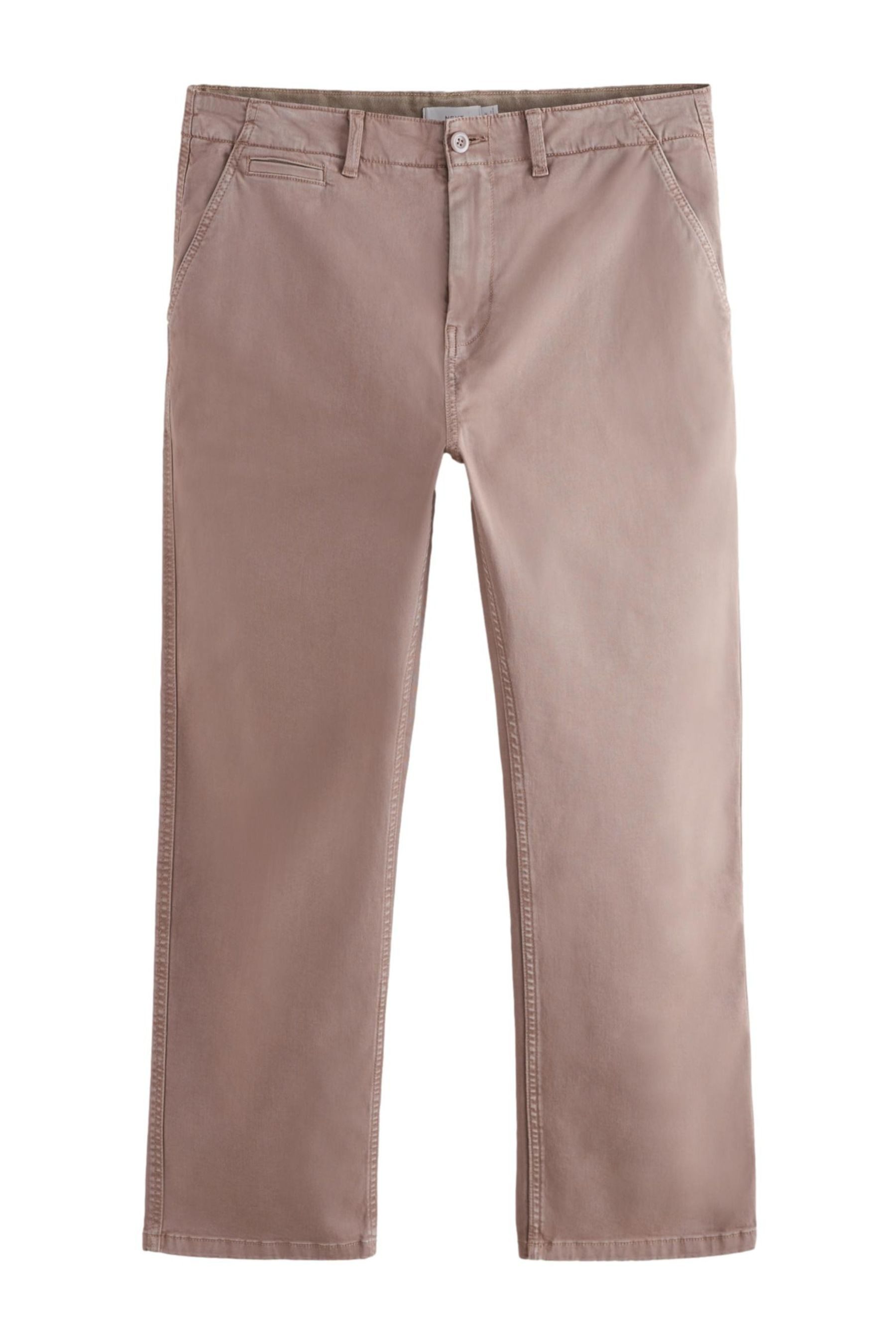 Next Chinohose Straight Fit Chinohose mit authentischer Waschung (1-tlg)