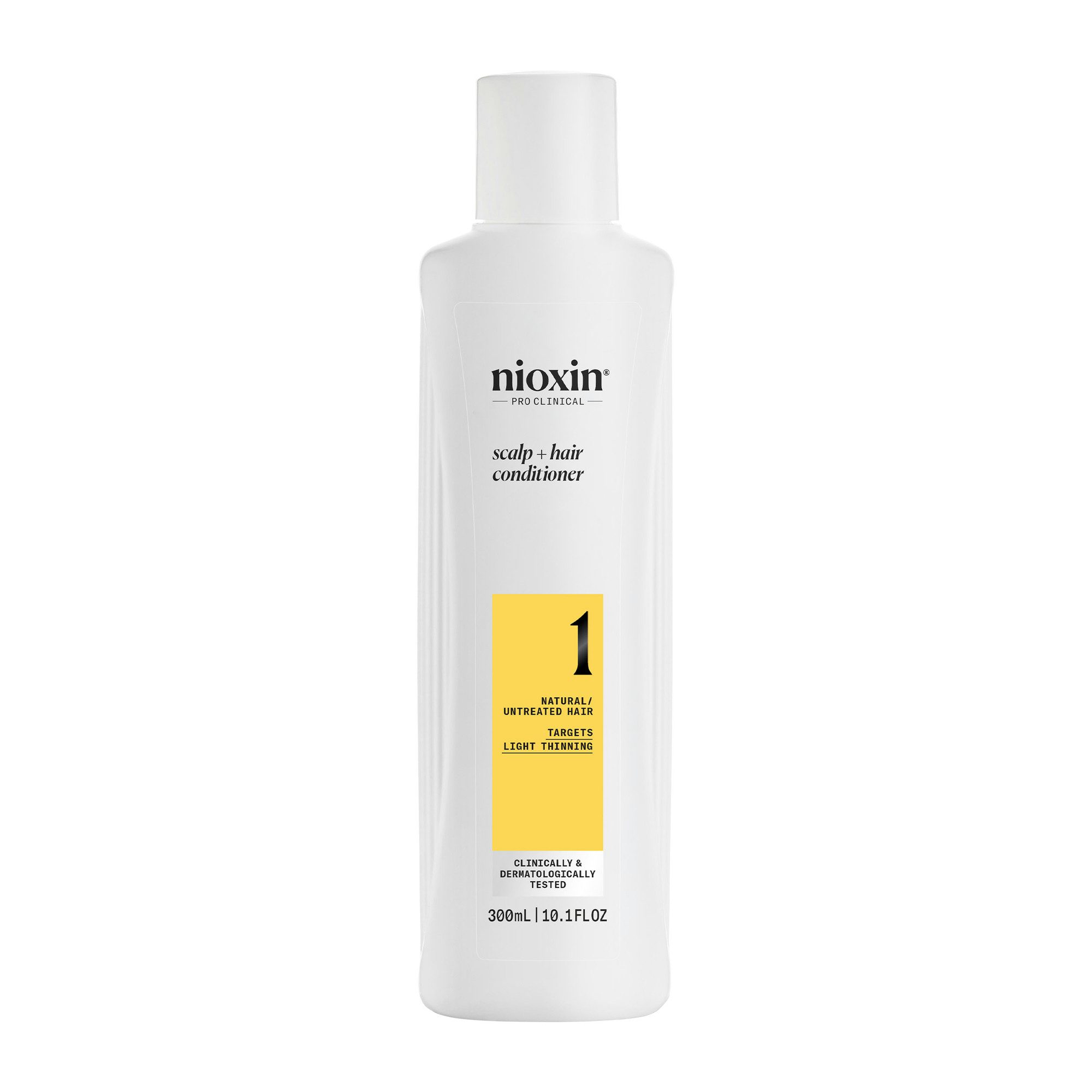 Nioxin Kopfhaut-Pflegekur System 1 Conditioner, mehr Volumen, schützt vor Haarbruch, voller wirkendes Haar