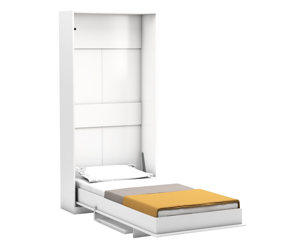 Multimo Schrankbett PRIMER HAPPY Wandbett vertikal cm /Schrankbett mit klappbar 90x200 Schreibtisch