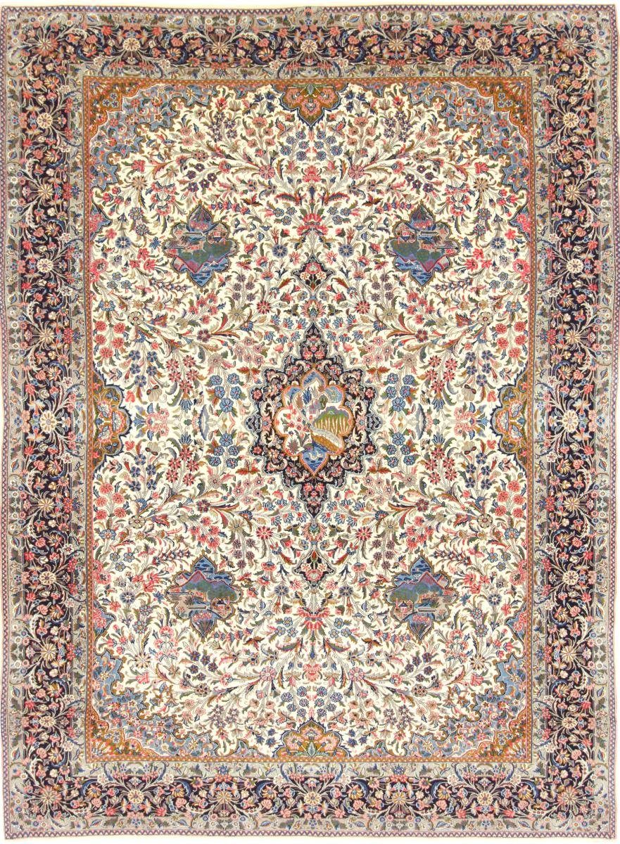 Orientteppich Kerman Sherkat 220x304 Handgeknüpfter Orientteppich / Perserteppich, Nain Trading, rechteckig, Höhe: 12 mm