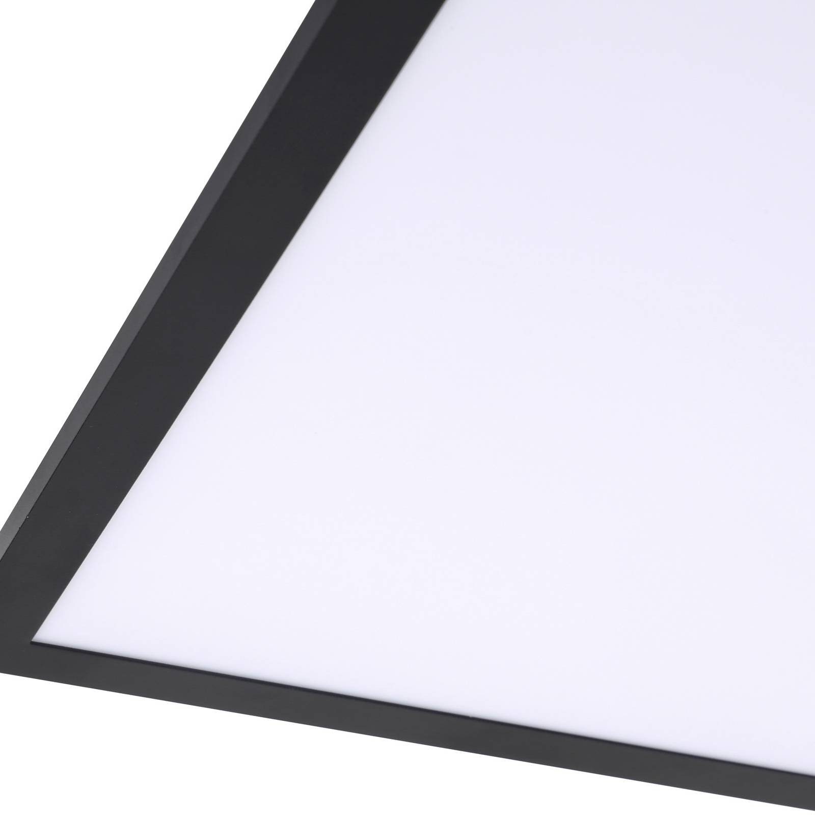 Lindby LED Panel Enhife, LED Schwarz universalweiß IP20, LED 20 W gesamt, universalweiß