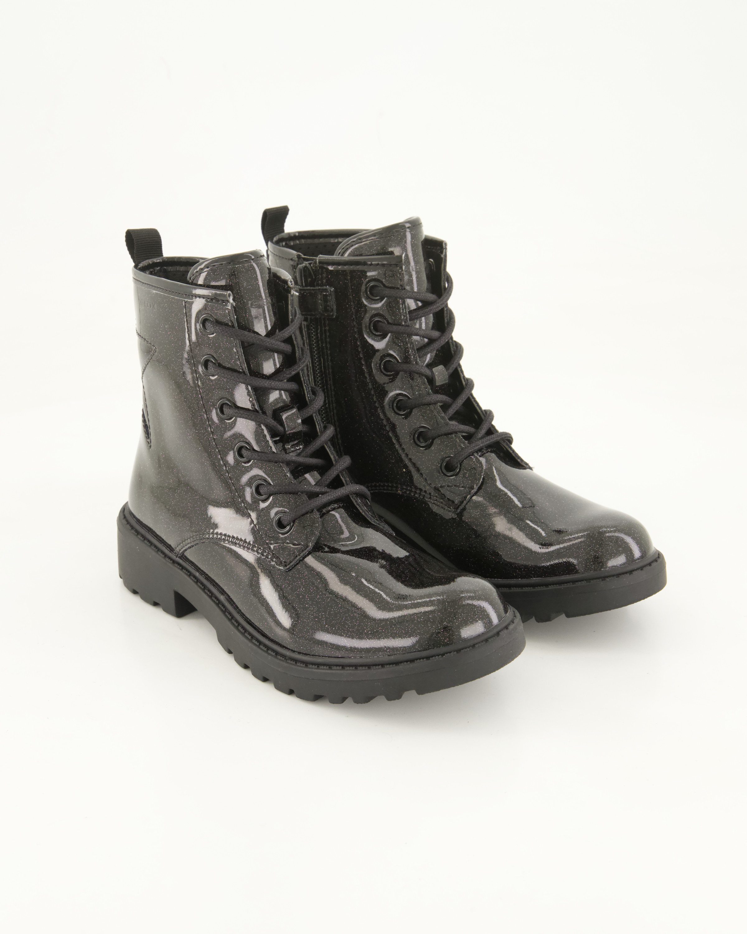 Geox J Casey Girl Schnürstiefel Obermaterial: Sonstiges Material