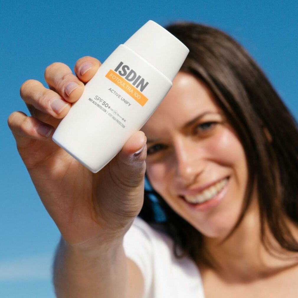 Isdin Körperpflegemittel PHOTO ULTRA 100 ACTIVE UNIFY Fusionsflüssigkeit SPF50+