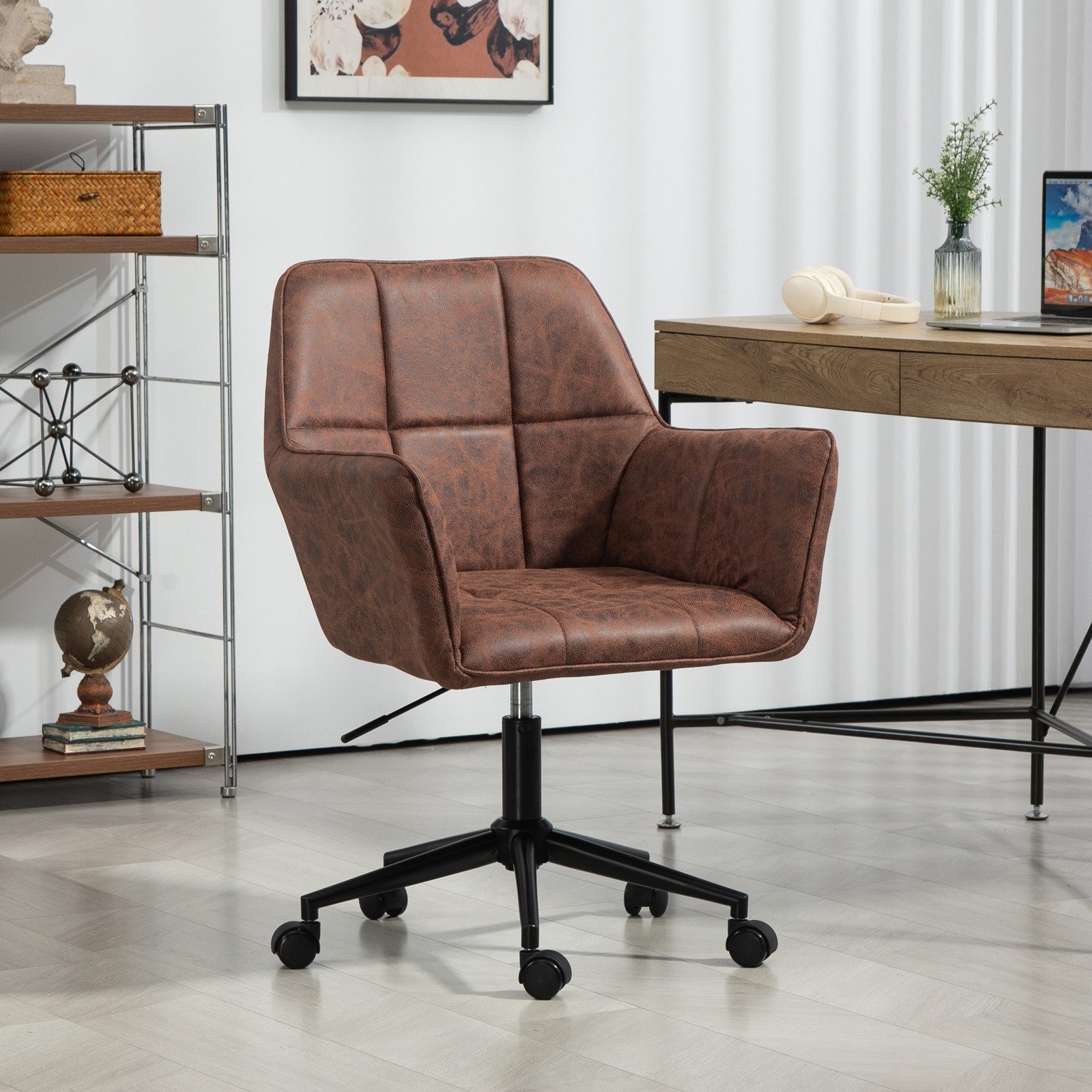 SVITA Bürostuhl GREG, Schreibtischstuhl, höhenverstellbar, drehbar, Kunstle günstig online kaufen