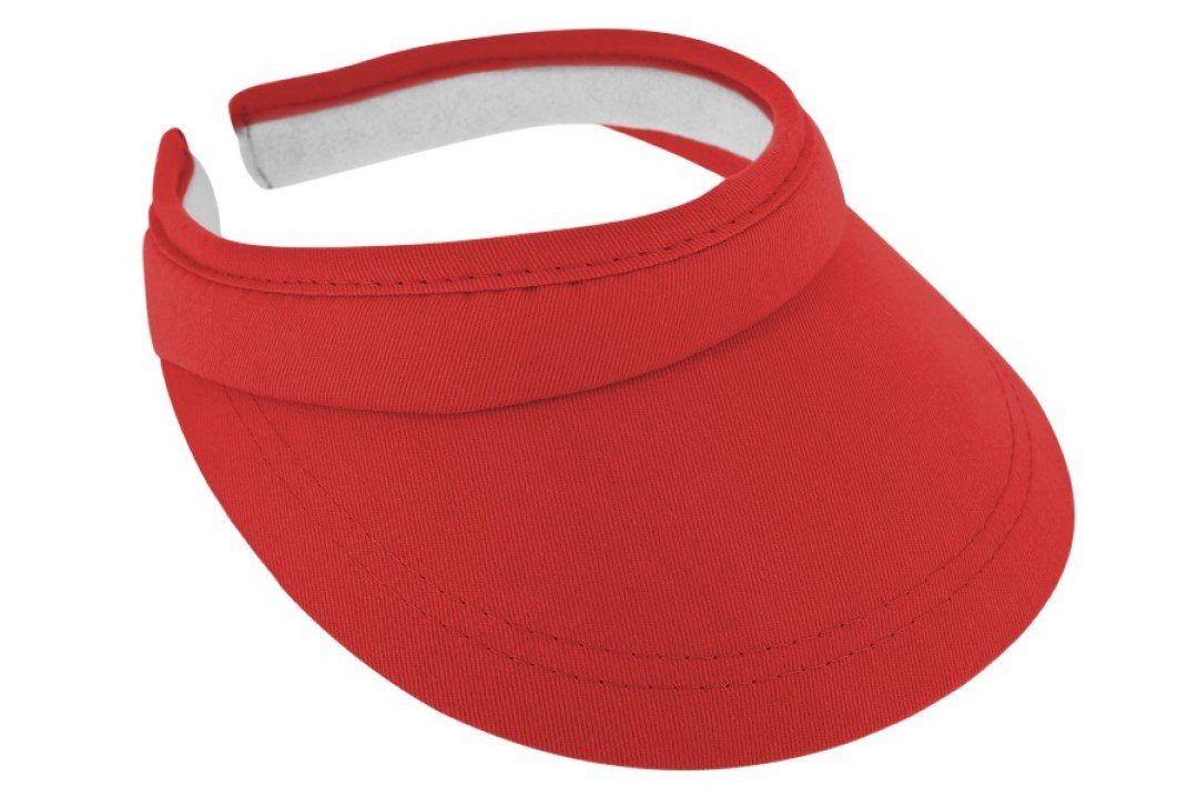 Breiter Visor Einfarbiges Sonnenschild/Visor 301-Signalrot