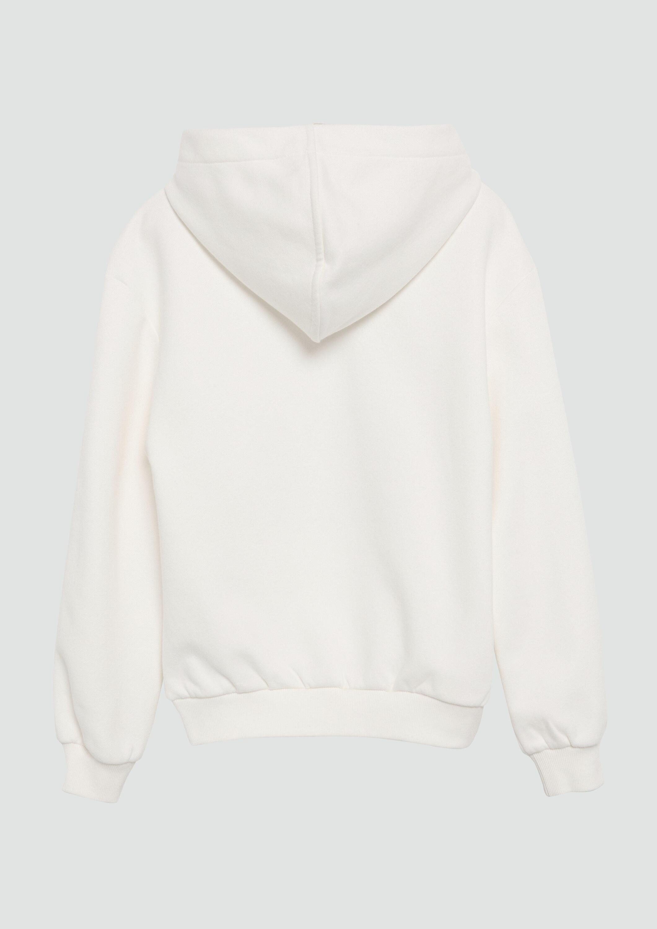 s.Oliver Sweatshirt Sweatshirt Wärmender Hoodie mit Metallic-Print günstig online kaufen