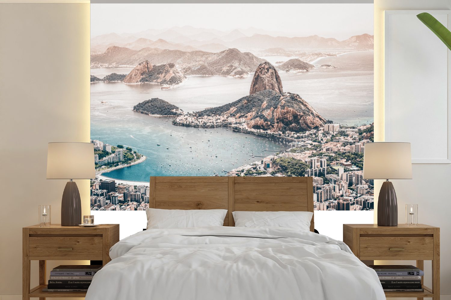 - MuchoWow Brasilien Wandtapete - oder Fototapete Tapete (5 Wasser Sonne, St), Schlafzimmer, für Matt, Wohnzimmer Vinyl bedruckt,