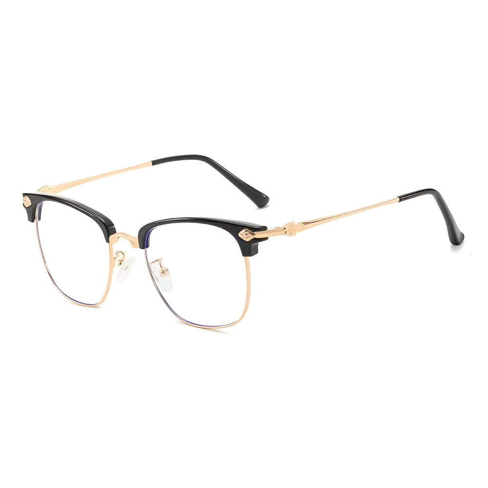 Lesebrille Herren Damen Anti Blaulicht Metall Computer Gaming Schutz