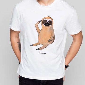 Mr. & Mrs. Panda T-Shirt Faultier Vogel - Weiß - Geschenk, Frauen, Sprüche, Faultier Geschenk, (1-tlg)