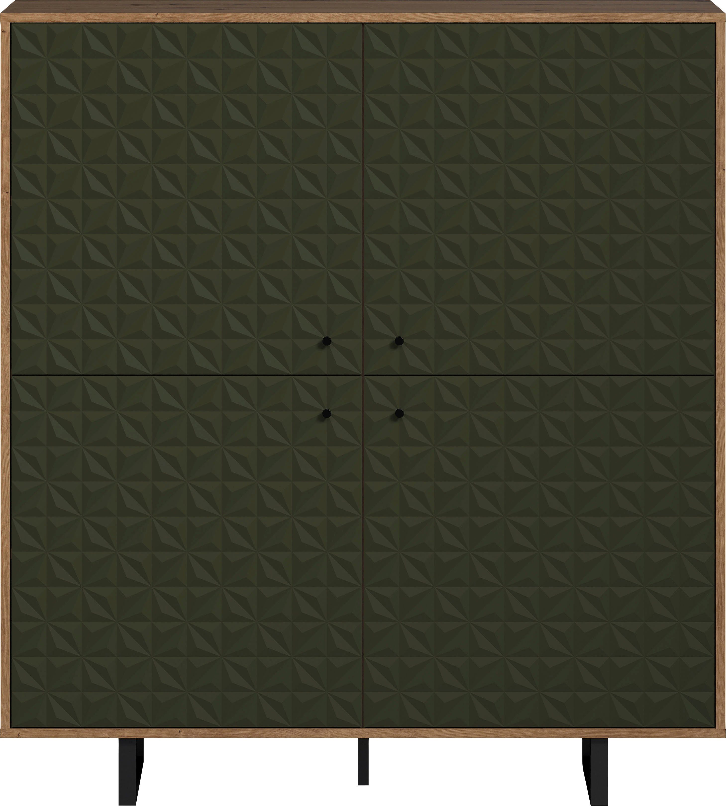 Places of Style Highboard Ferretti dark green