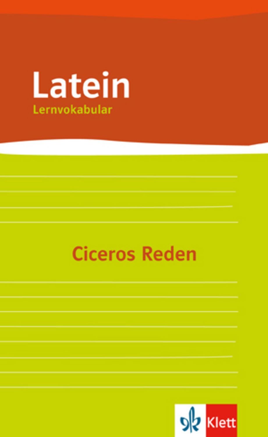 Lernvokabular zu Cicero / Gottfried Bloch