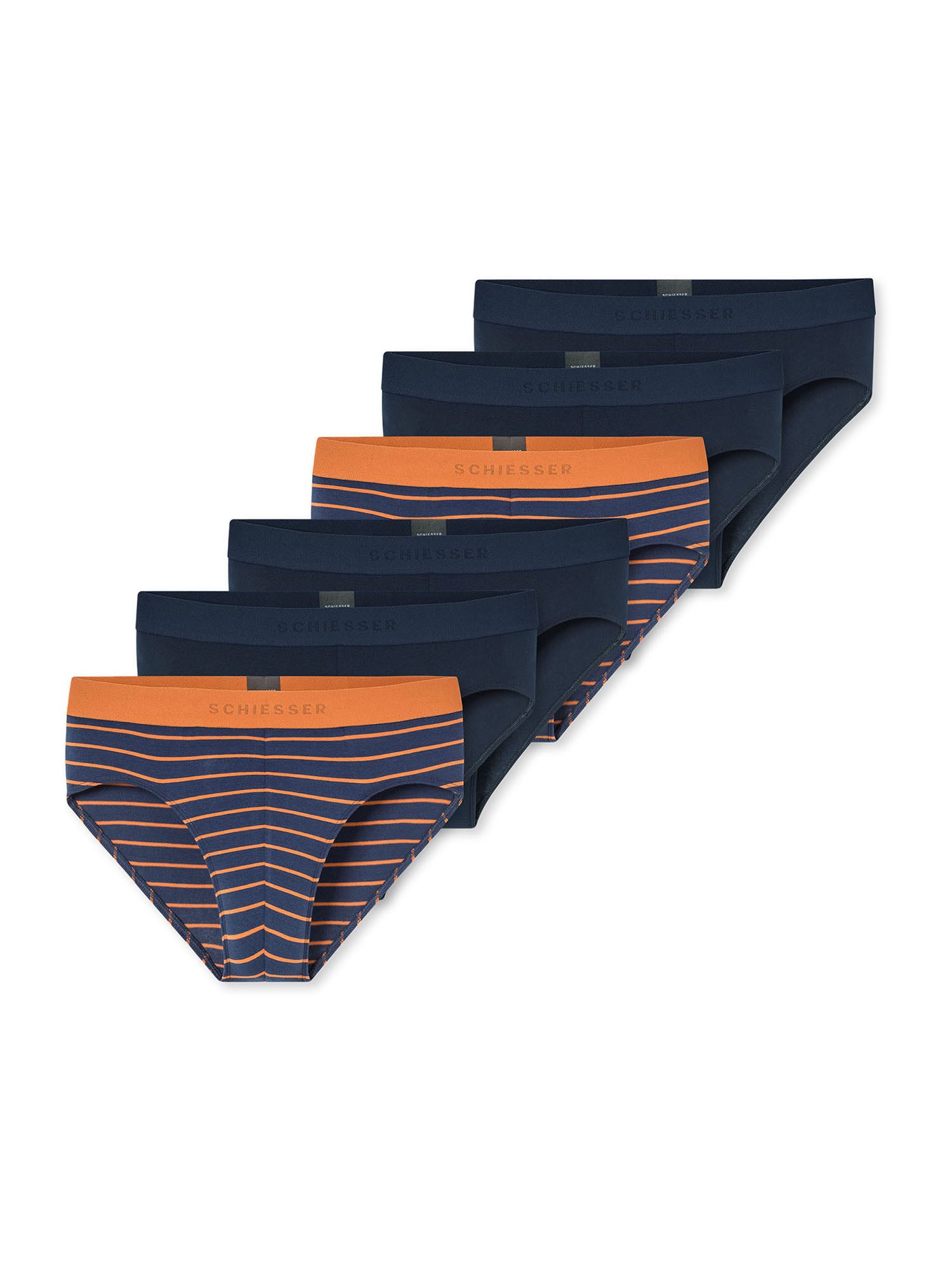 Schiesser Rioslip 955 (6-St) Rio Slip, Mittelhoher Slip, Rioslip