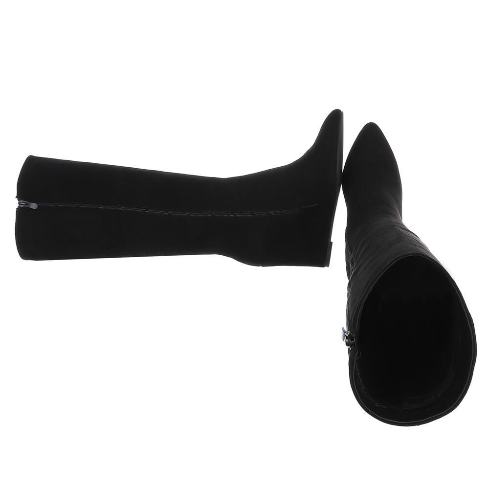 Ital-Design Eleganter Wedge-Stiefel für Damen, kniehoch, komfortabel Keilst günstig online kaufen