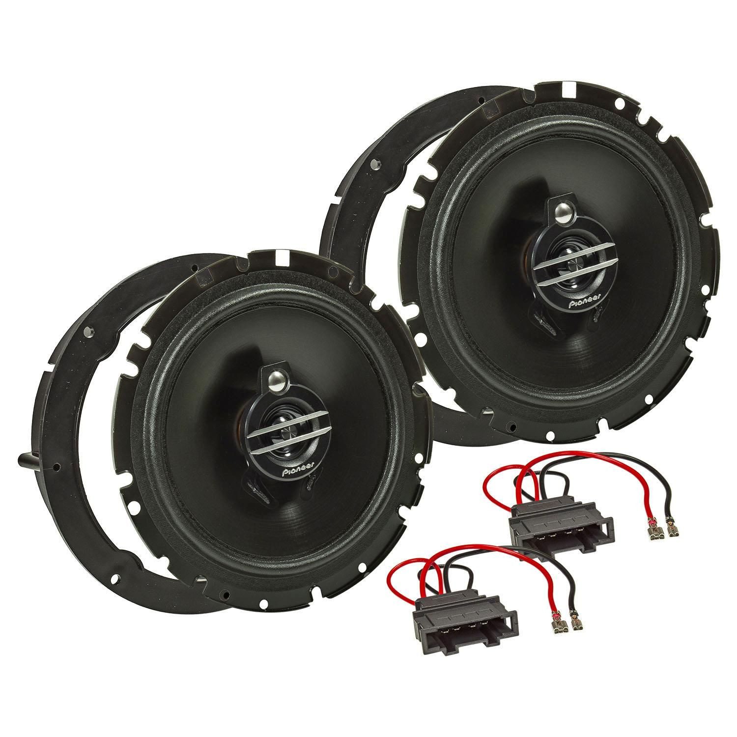 tomzz Audio Pioneer TS-G1730f 300W Lautsprecher Set passt für VW Golf 4 5 6 7 Polo Auto-Lautsprecher