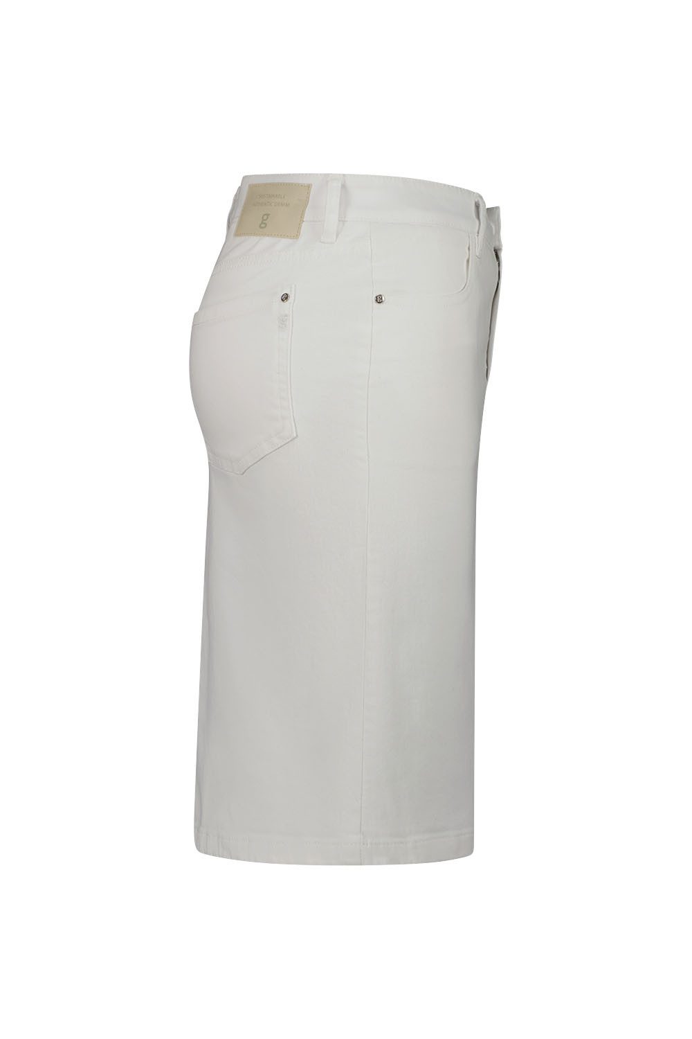 Atelier GARDEUR Straight-Jeans HEDI550-670721-7201 weiß white denim Damenrock Stretch-Denim mit angenehmer Elastizität und 5-Pocket-Details