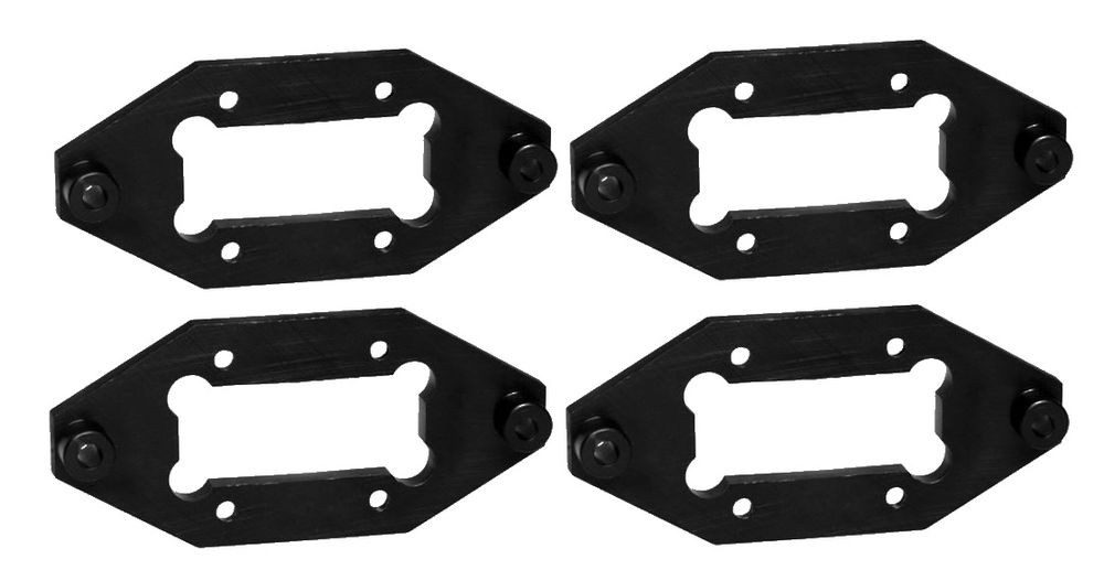 Anhänger 4x Aspöck Flexipoint 1, Halter, Halteplatte beidseitig verwendbar