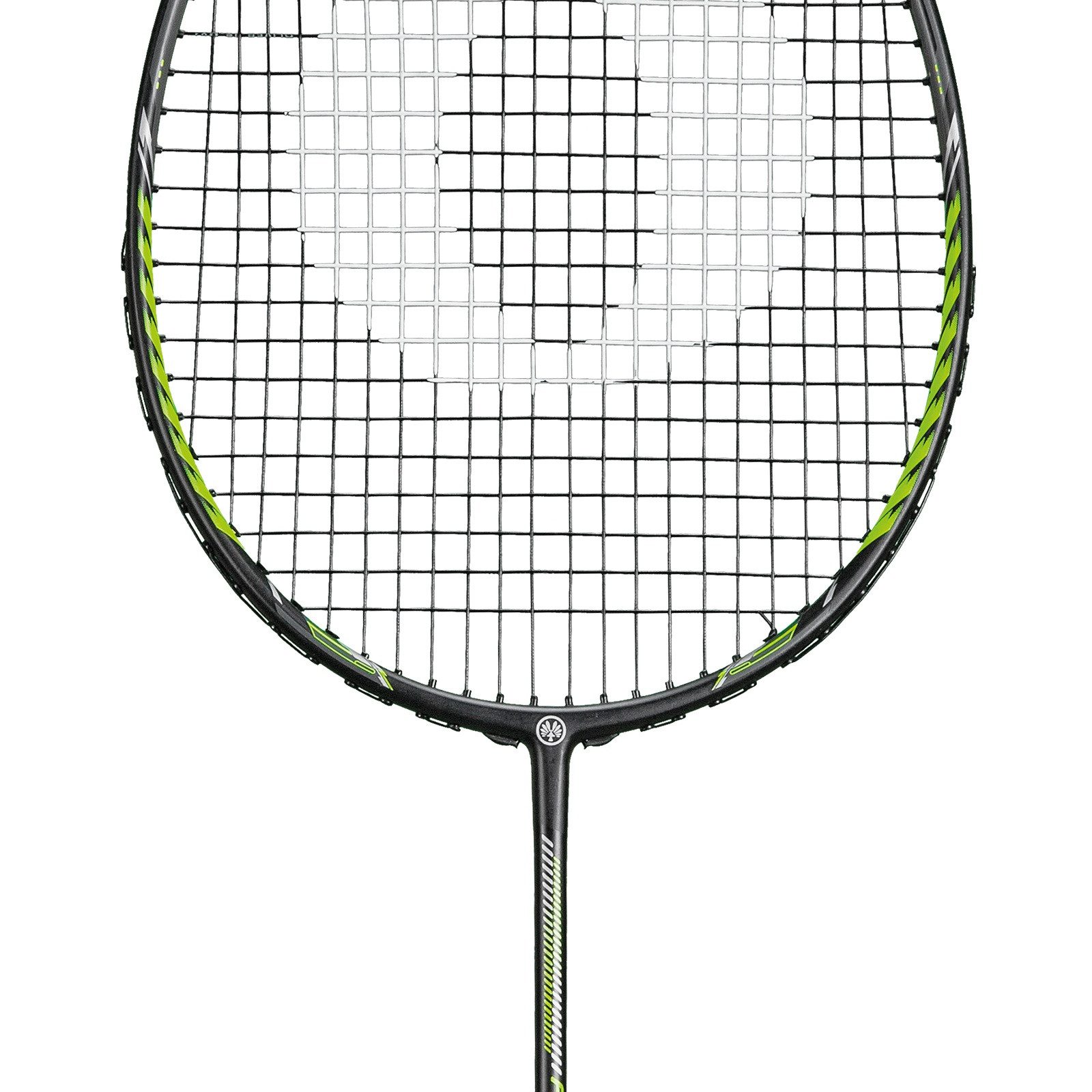 Oliver Badmintonschläger Fetter Smash 6 84g schwarz/neon - besaitet