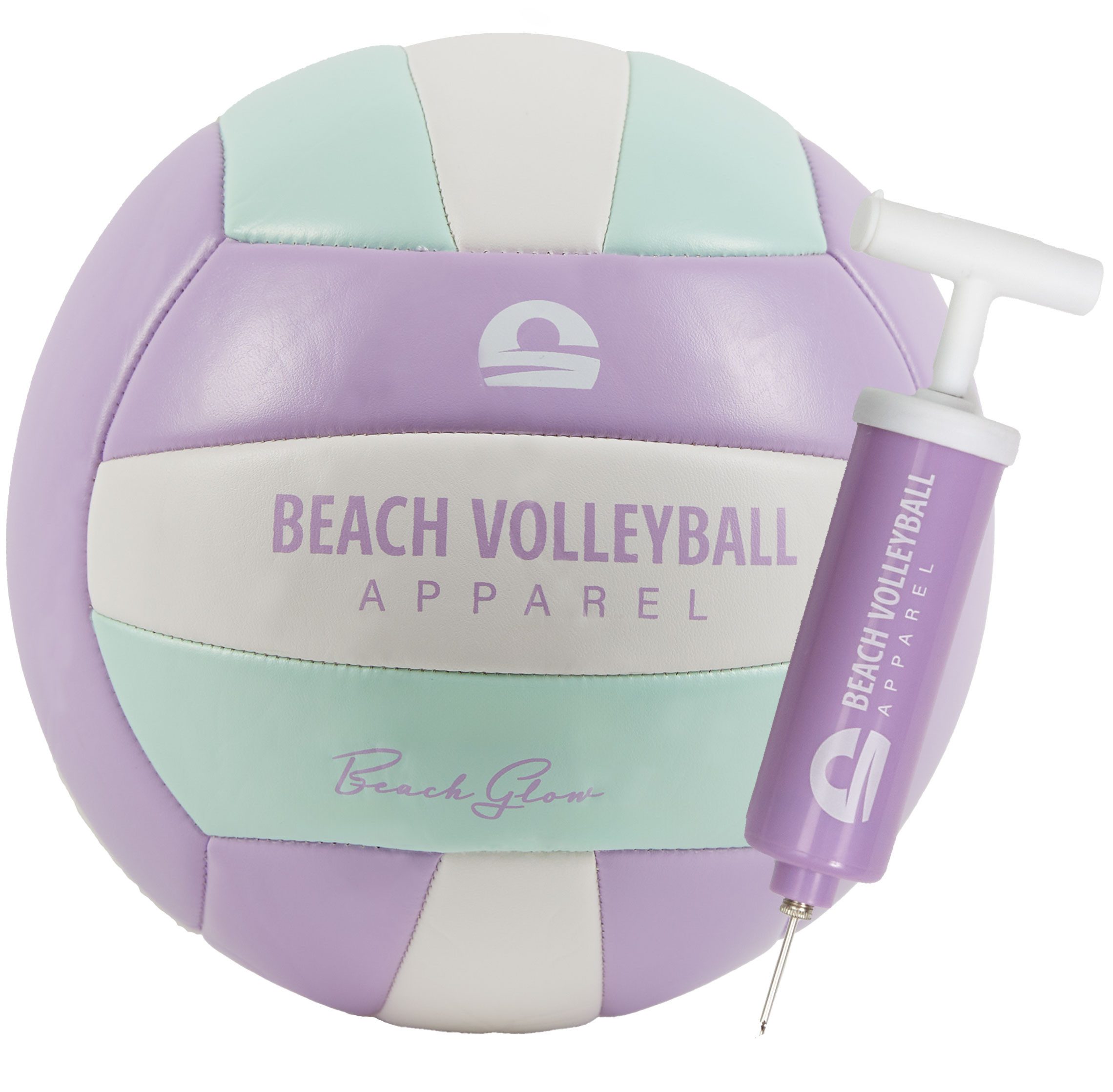Beach Volleyball Apparel Beachvolleyball Beach Glow mit Ballpumpe und Geschenkbox, Größe 5