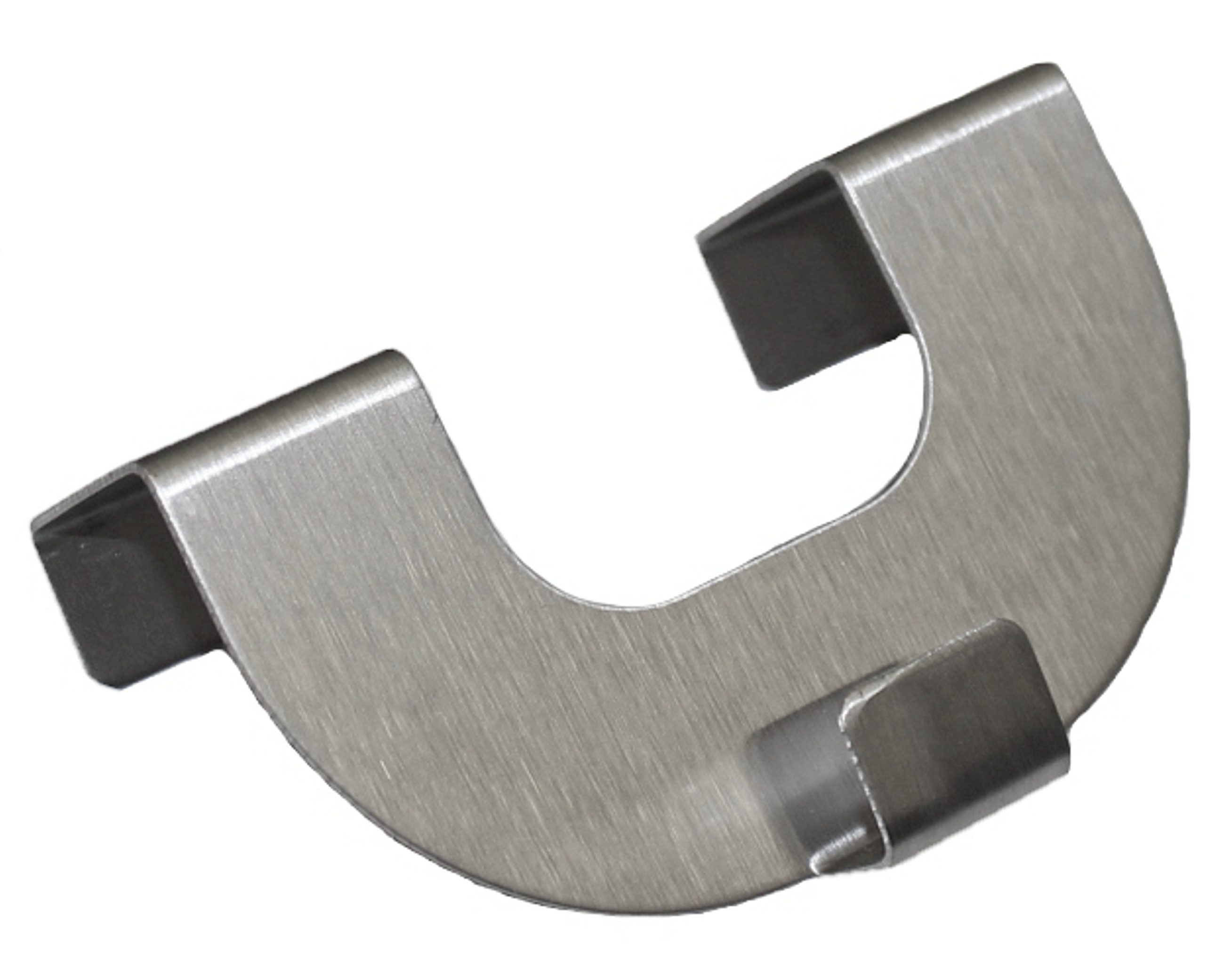 HOME WOHNIDEEN Fensterhaken Easyfix U, aus Aluminium, (2-St), zur Befestigung von Raffrollos, Gardinen, leichten Fensterdekorationen
