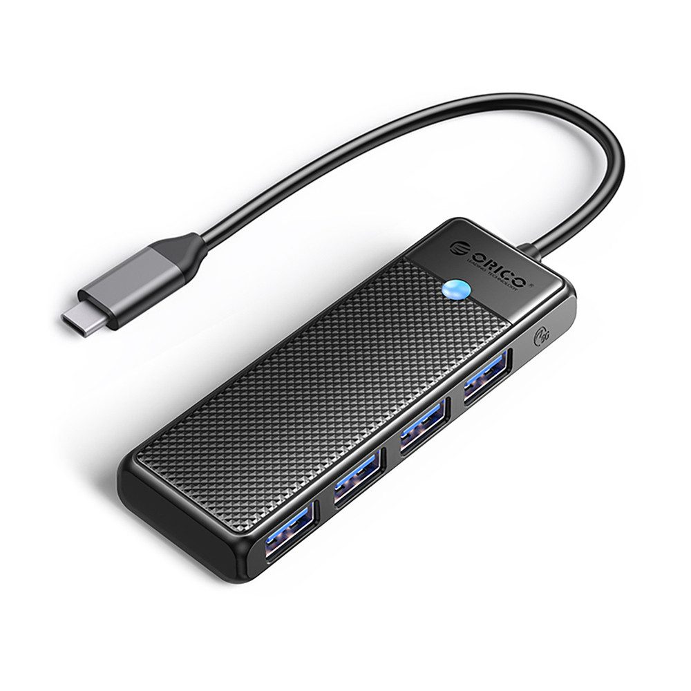 ORICO Orico PAPW4A-C3 USB-A Hub 4× USB-A 3.0 Schwarz USB-Adapter