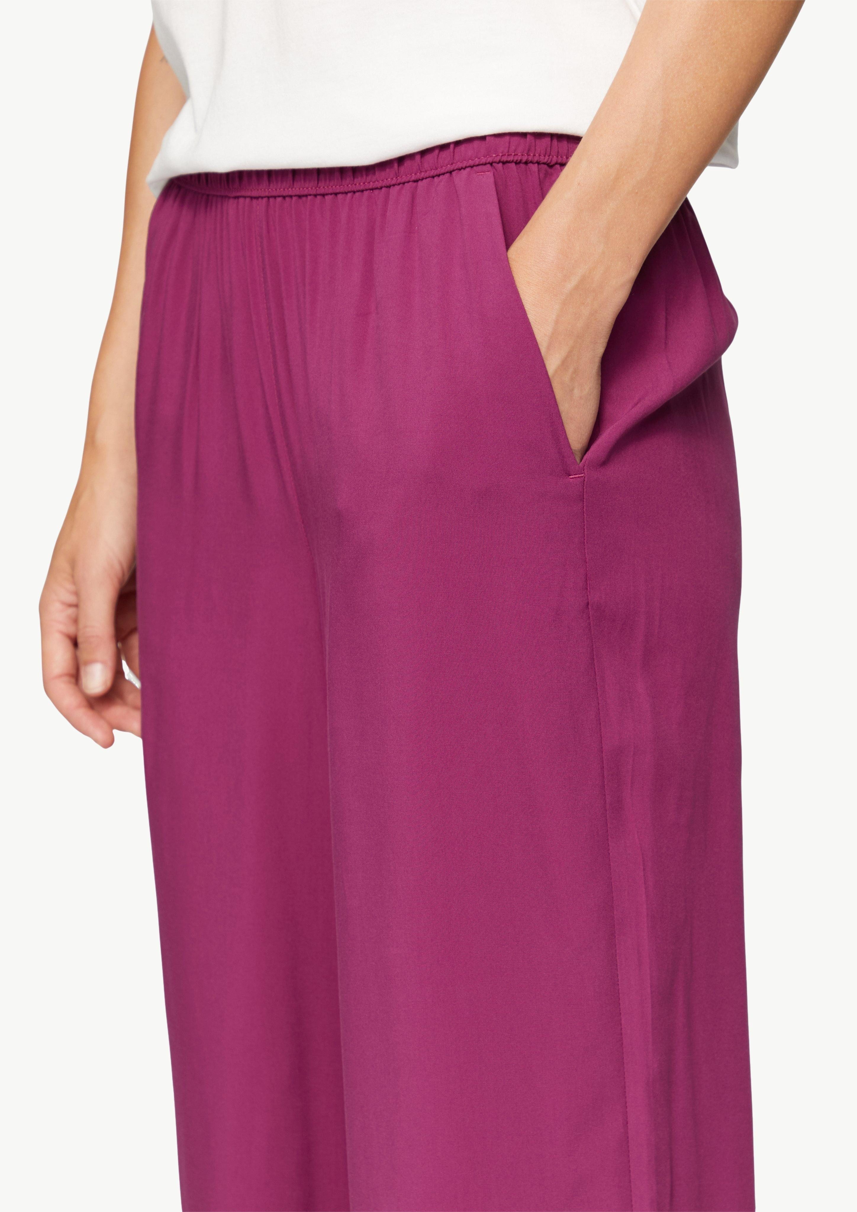 s.Oliver Stoffhose Culotte aus fließender Viskose günstig online kaufen