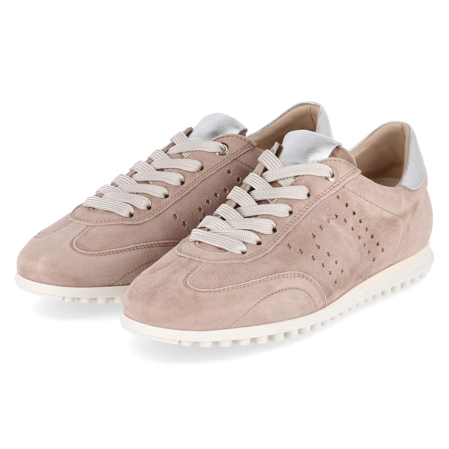 Kaerlek AVRIL DES-PLA Damen Rauleder beige Schnürschuh