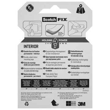 3M Klebeband Scotch-Fix Innenmontageband 4496G-1915-P, 19 mm x 1,5 m