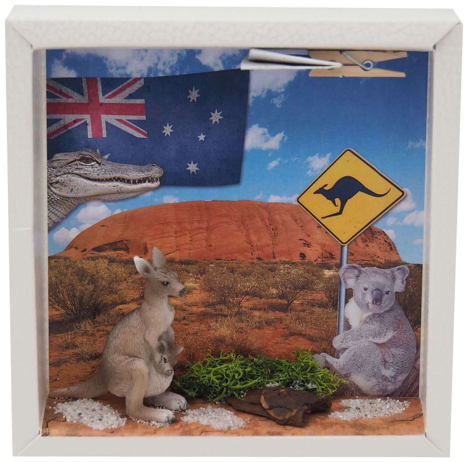 ZauberDeko Geschenkbox Geldgeschenk Australien Känguru Urlaub Reise Work & Travel Backpacking – Bild 3 von 3