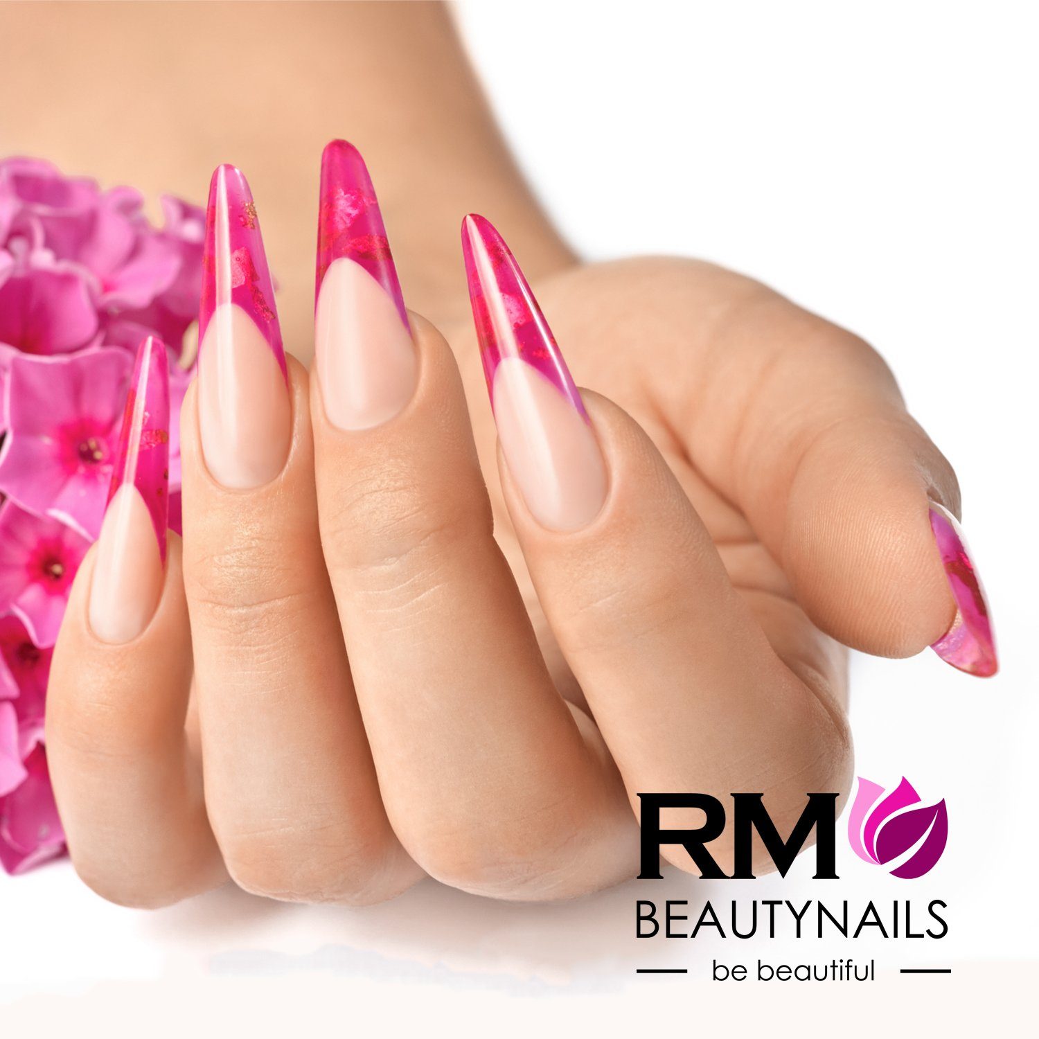 RM Beautynails UV-Gel Quick Finish Flex UV Led Gel HEMA Frei Glanzgel Versiegelung Nails, keine Schwitzschicht, Nageldesign, Finishgel
