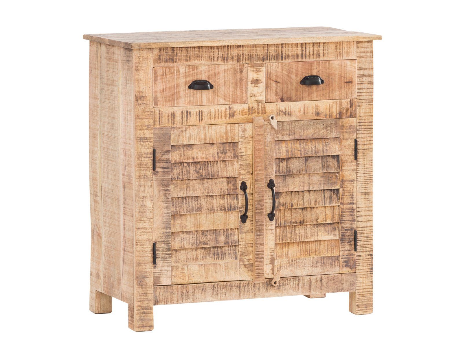 massivum Kommode Caribou Massivholz Sideboard (1 St)