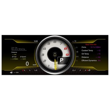 TAFFIO Tachometer Für BMW X5 E70 Digital Tacho Kombiinstrument LED