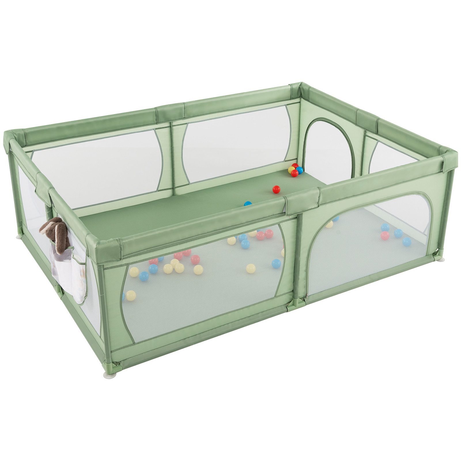 COSTWAY Laufstall Baby Laufgitter (2-tlg), mit günstig online kaufen