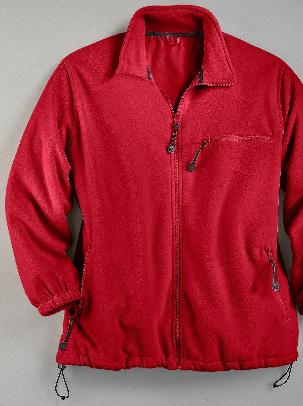 WEIDEN rot WITT Fleecejacke