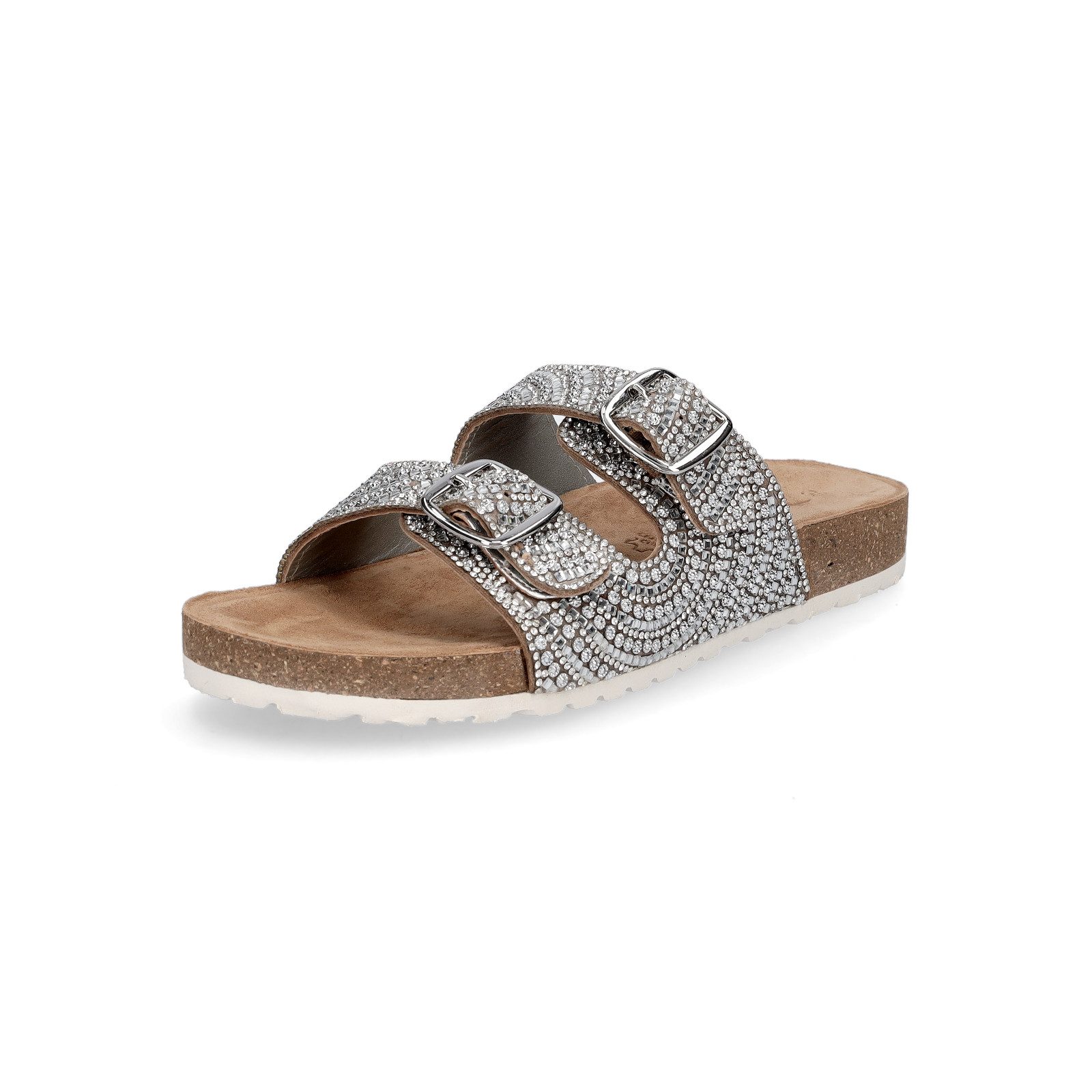Tamaris Damen Pantolette silber Pantolette